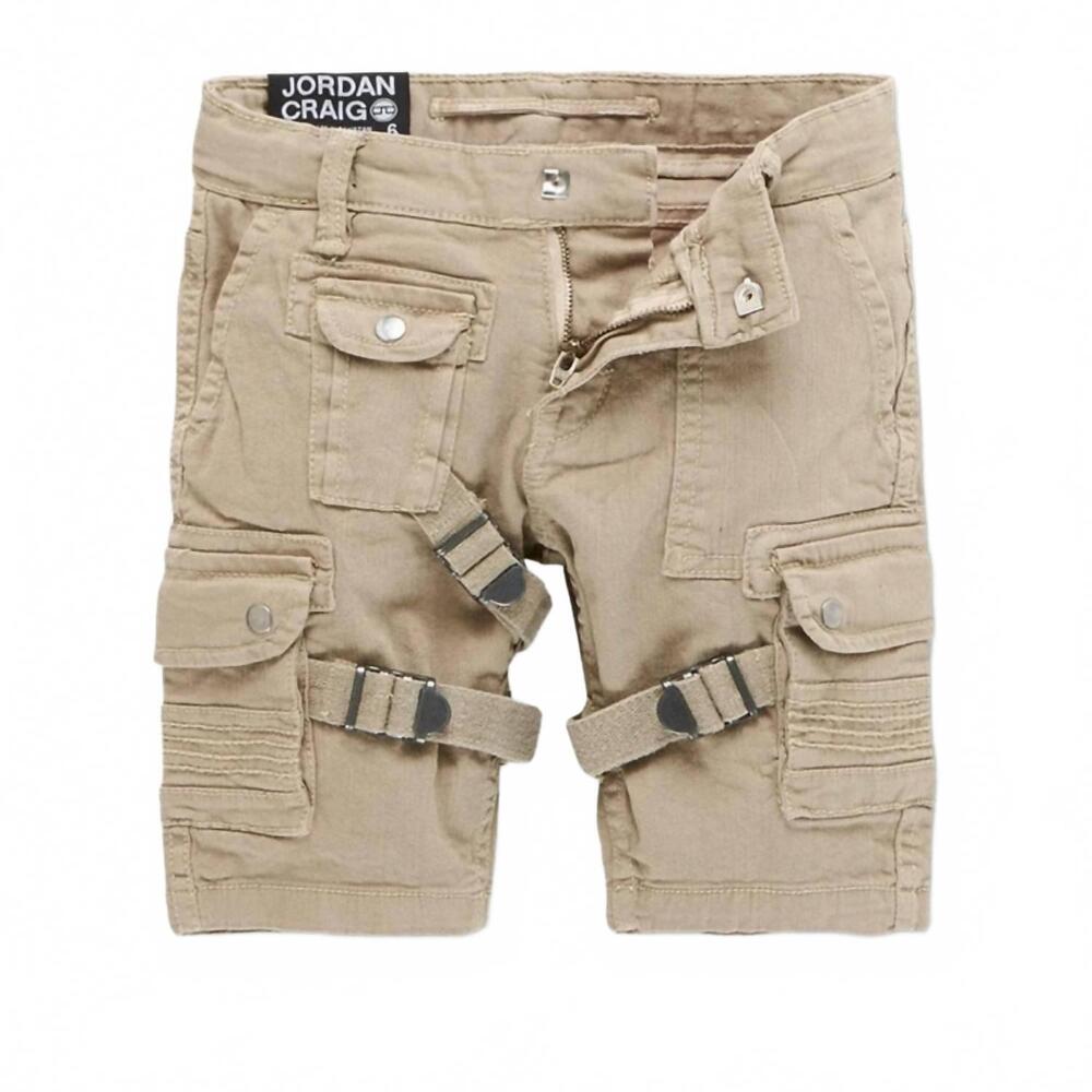NEW JORDAN CRAIG boy's cairo cargo shorts in safari